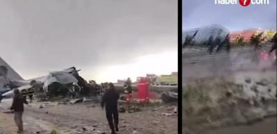 Bolivya'da para taşıyan u&ccedil;ak d&uuml;şt&uuml;! &Ccedil;ok sayıda &ouml;l&uuml; ve yaralı var!