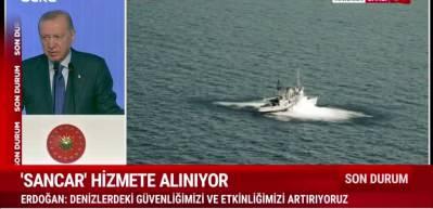 Cumhurbaşkanı Erdoğan'dan HAVELSAN'da Sancar SİDA'nın teslim t&ouml;reninde konuştu