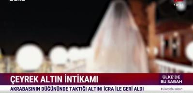 D&uuml;ğ&uuml;nde taktığı altını geri alamayınca bakın ne yaptı