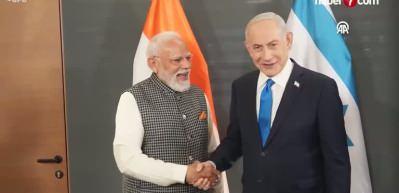 Hindistan Başbakanı Modi, İsrail meclisindeki konuşmasında İsrail'in yanında olduklarını s&ouml;yledi