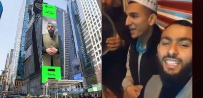 "Hu der Hacılar" ilahisi ile  Celal Karat&uuml;re Times meydanında