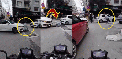 İzmir'de belediye yine sınıfta kaldı! Logar kapağına takılan vatandaş az kalsın eziliyordu