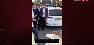 Kud&uuml;s'te yerleşimcilerden Hristiyan kadına taciz!