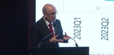 Mehmet Şimşek: &ldquo;Enflasyonda son 50 ayın en d&uuml;ş&uuml;k seviyesindeyiz&rdquo;