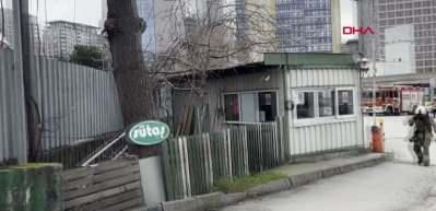 Merter Polisevi'nde yangın &ccedil;ıktı