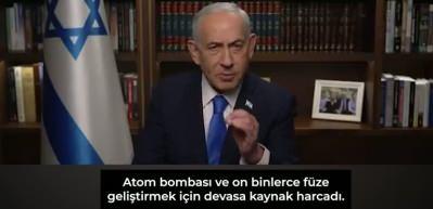 Netanyahu'dan saldırı g&uuml;n&uuml;ne dair kritik a&ccedil;ıklama: 2500 yıllık intikam