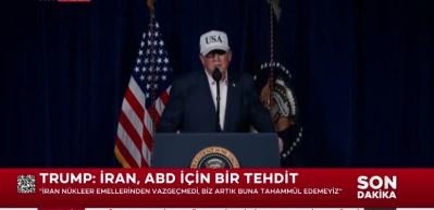 Trump'tan İran ordusuna: Silah bırakın ya da kesin &ouml;l&uuml;mle y&uuml;zleşin