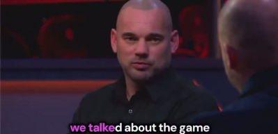 Wesley Sneijder: Prestianni i&ccedil;in s&ouml;ylediklerimden dolayı binlerce &ouml;l&uuml;m tehdidi aldım