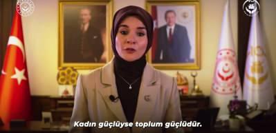  Bakan Mahinur G&ouml;ktaş 8 Mart D&uuml;nya Kadınlar G&uuml;n&uuml;'ne &ouml;zel bir video paylaştı
