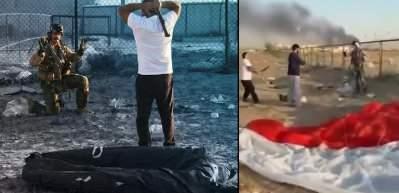 Kuveyt'te ABD askerinin teslim olduğu anlar