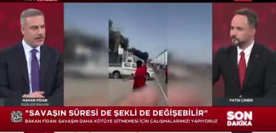 Bakan Fidan: İran'ın stratejisi son derece yanlış