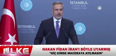 Bakan Fidan'dan İran'a f&uuml;ze uyarısı: Provokasyona gelmeyiz