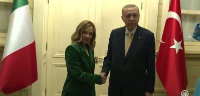 Başkan Erdoğan, İtalya Başbakanı Meloni ile telefonda g&ouml;r&uuml;şt&uuml;