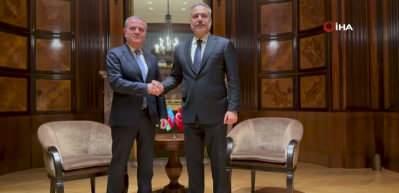 Dışişleri Bakanı Fidan, Azerbaycanlı mevkidaşı Bayramov ile g&ouml;r&uuml;şt&uuml;