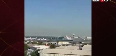 Dubai Havalimanı İran tarafında g&ouml;nderilen kamikaze İHA'lar ile hedef alındı