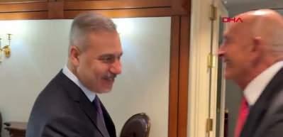 Fidan, ABD'nin Ankara B&uuml;y&uuml;kel&ccedil;isi ve Suriye &Ouml;zel Temsilcisi Barrack'ı kabul etti