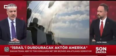 Hakan Fidan: Yeni liderlik savaşı durdurmak i&ccedil;in bir fırsat olabilir