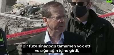  İkiy&uuml;zl&uuml;l&uuml;ğ&uuml;n zirvesi Herzog! Y&uuml;zlerce sabiyi katledip mağduriyet kasıyor