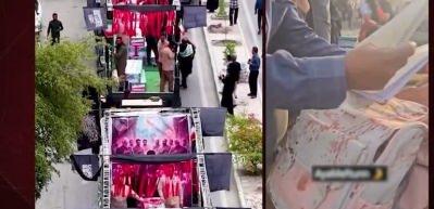 İsrail'in katlettiği &ouml;ğrenciler i&ccedil;in İran'da cenaze t&ouml;reni d&uuml;zenleniyor