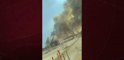 Kamikaze dronlar Suudi Arabistan'daki petrol rafinerisini patlattı