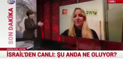 &Ouml;zlem G&uuml;rses siyonizm destek&ccedil;isi T&uuml;rk&uuml; Avcı'yı yayına bağladı