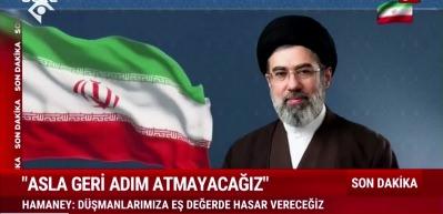 İran'ın yeni lideri M&uuml;cteba Hamaney ilk kez  a&ccedil;ıklamalarda bulundu