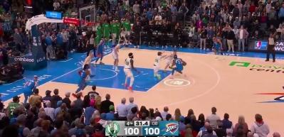 NBA'de m&uuml;thiş ma&ccedil;! Thunder-Celtics ma&ccedil;ında 63 yıllık rekor kırıldı