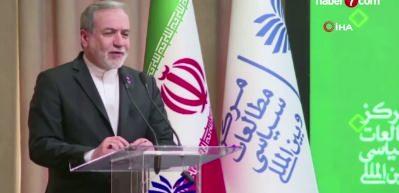 Arak&ccedil;i'den Macron'a tepki: Tahran'daki yakıt depolarını havaya u&ccedil;urduğunda İsrail'i kınamadı