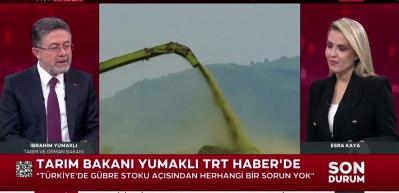 Bakan Yumaklı: Vatandaşlar &uuml;r&uuml;n bulmakta sorun yaşamadı