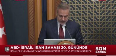 Dışişleri Bakanı Fidan: İsrail'in saldırıları k&uuml;resel istikrarı sarsmaktadır