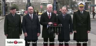 İstanbul Valisi G&uuml;l'den bayram &ouml;ncesi otogardaki polis denetim noktasına ziyaret