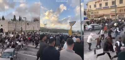 Mescid-i Aksa'da yasak! M&uuml;sl&uuml;manlar bayram namazı kılarken saldırdılar!