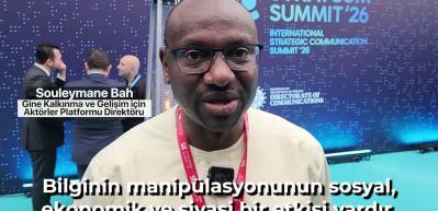 Gineli diplomat: 'Yapay zeka ile birlikte izleme merkezlerine sahip olmalıyız'