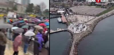 CHP, Kadık&ouml;y'de yapılması planlanan camiye karşı protesto organize etti