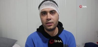 Hatay'da yatağında yatarken yorgun merminin hedefi olan vatandaş o anları anlattı!