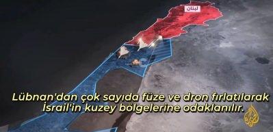 İran ve Hizbullah'tan İsrail'e eş zamanlı f&uuml;ze kıskacı