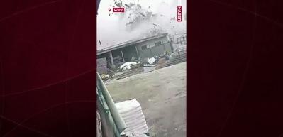 Roma'da LPG patlaması kameralara yansıdı