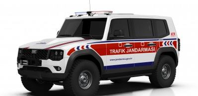 T&uuml;rkiye'nin ilk yerli ve milli zırhlı SUV aracı TULGA 4x4 g&ouml;reve başladı