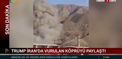 ABD ve İsrail, İran'ın Kerec kentindeki B1 K&ouml;pr&uuml;s&uuml;'n&uuml; bir kez daha vurdu