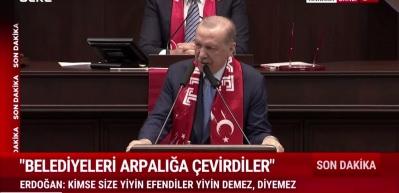 Cumhurbaşkanı Erdoğan "Savaşın birinci sorumlusu İsrail'dir"dedi...