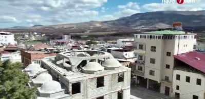 Depremde yıkılmıştı: Darende&rsquo;de Balaban &Ccedil;arşı Camii yeniden y&uuml;kseliyor