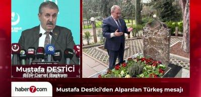Destici&rsquo;den T&uuml;rkeş&rsquo;in vefat yıl d&ouml;n&uuml;m&uuml;nde anlamlı ziyaret