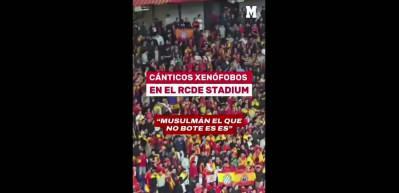 İspanya-Mısır ma&ccedil;ında ırk&ccedil;ı tezah&uuml;rat: Zıplamayan M&uuml;sl&uuml;mandır