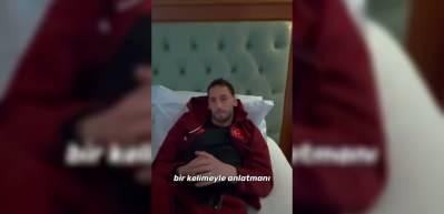 Oyuncularımız ma&ccedil; &ouml;ncesi ne hissediyordu? Merih Demiral'dan, Kosova ma&ccedil;ı vlogu