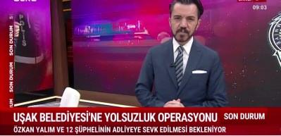 Uşak Belediye Başkanı &Ouml;zkan Yalım&rsquo;ın da aralarında bulunduğu 12 ş&uuml;pheli adliyede