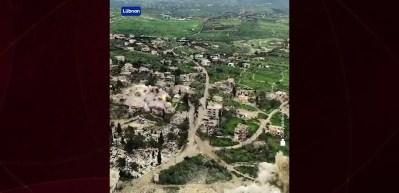 İsrail ordusu paylaştı: G&uuml;ney L&uuml;bnan&rsquo;da yıkım g&ouml;r&uuml;nt&uuml;leri