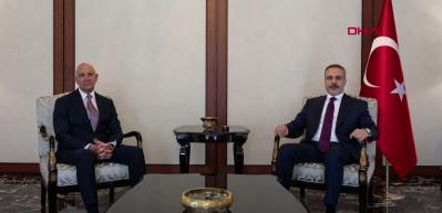 Bakan Fidan Tom Barrack'ı kabul etti