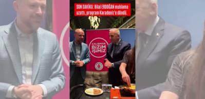 Bilal Erdoğan &Uuml;mraniye'de gen&ccedil;lerle buluştu: Şarkıcıya muhlama yedirdi!