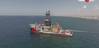 &Ccedil;ağrı Bey derin deniz sondaj gemisi Somali'ye ulaştı