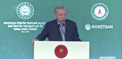 Cumhurbaşkanı Erdoğan: "Savunmada dışa bağımlılık oranımız y&uuml;zde 20'ye indi"